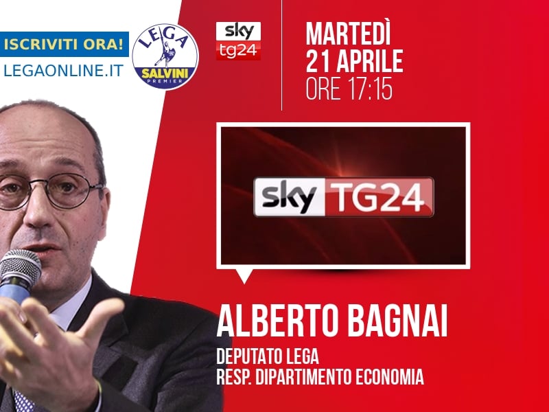 Alberto Bagnai a Economia (Sky TG24) - 21/04 ore 17:15