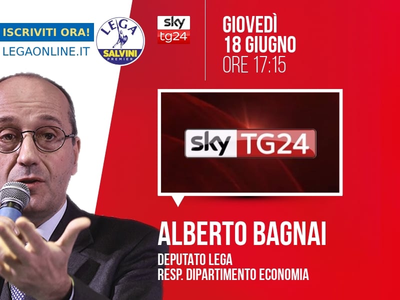 Alberto Bagnai a Economia (Sky TG24) - 18/06 ore 17:15