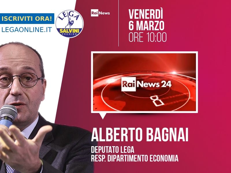 Alberto Bagnai a Rainews24 (RaiNews24) - 06/03 ore 10:00