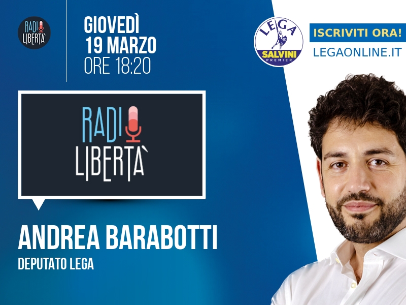 Andrea Barabotti a Radio Libertà (Radio Libertà) - 19/03 ore 18:20