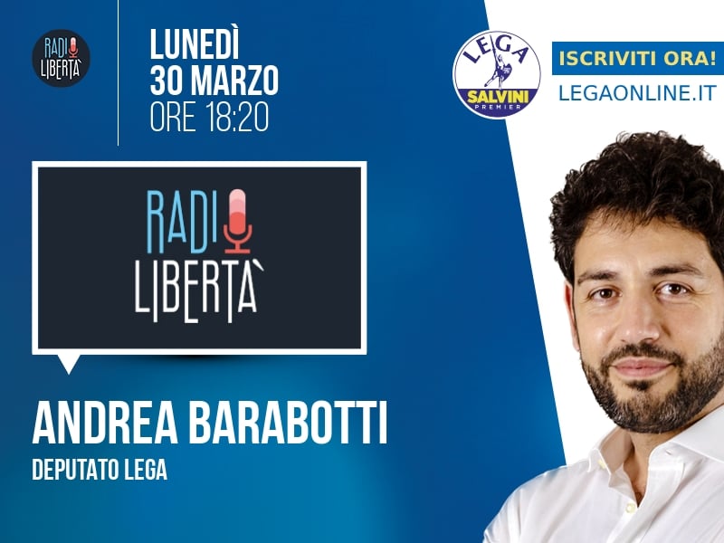 Andrea Barabotti a Radio Libertà (Radio Libertà) - 30/03 ore 18:20