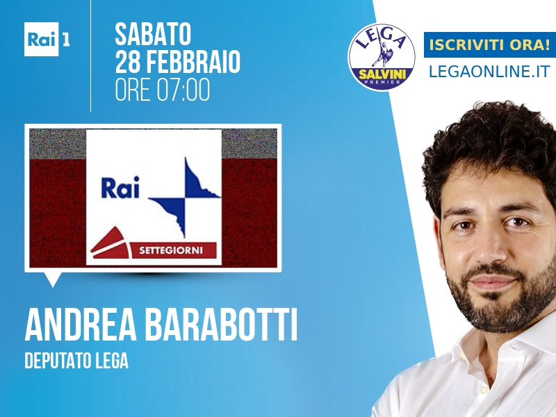 Andrea Barabotti a Settegiorni (Rai 1) - 28/02 ore 07:00