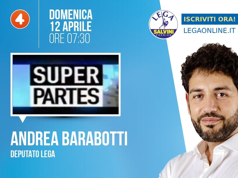 Andrea Barabotti a Super Partes (Rete 4) - 12/04 ore 07:30