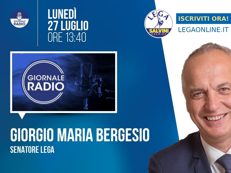 Giorgio Maria Bergesio a Il Timone (Giornale Radio) - 27/07 ore 13:40