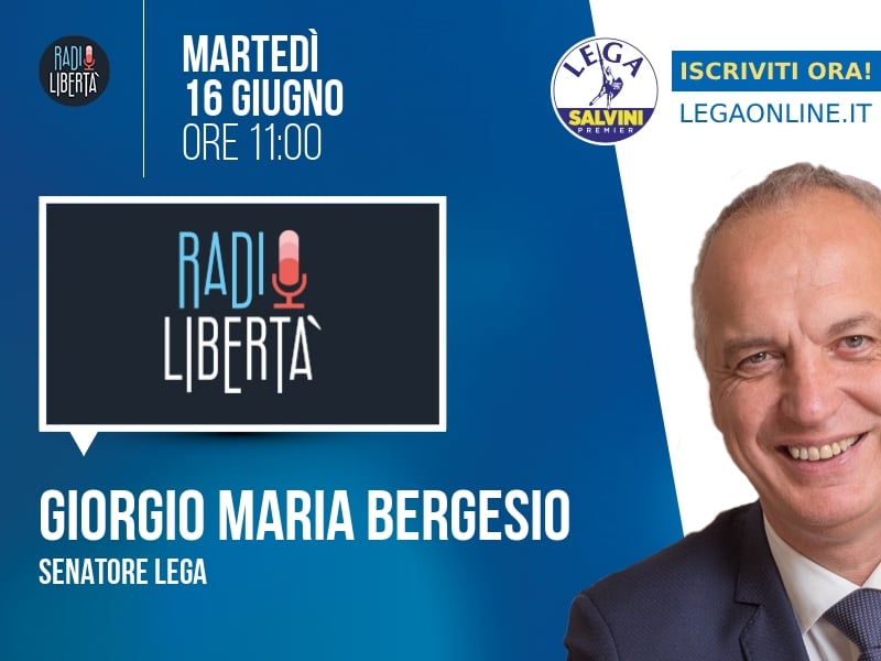 Giorgio Maria Bergesio a Radio Libertà (Radio Libertà) - 16/06 ore 11:00