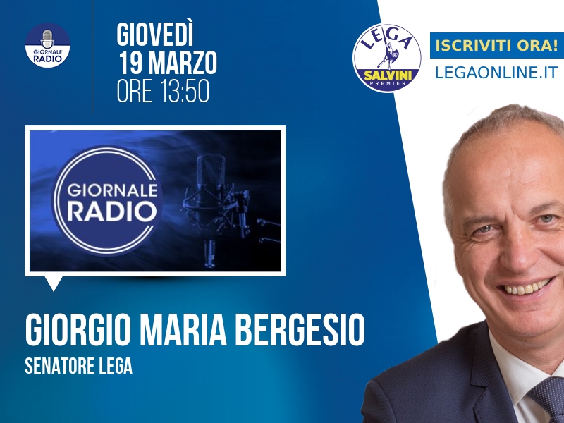 Giorgio Maria Bergesio a ZTL (Giornale Radio) - 19/03 ore 13:50