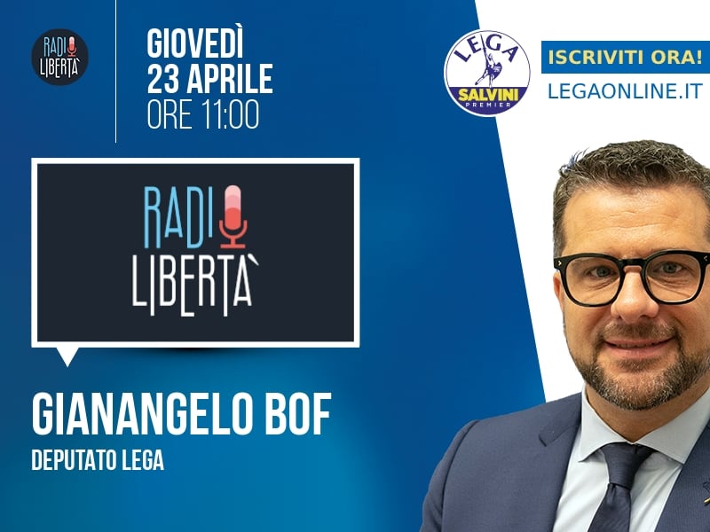 Gianangelo Bof a Radio Libertà (Radio Libertà) - 23/04 ore 11:00