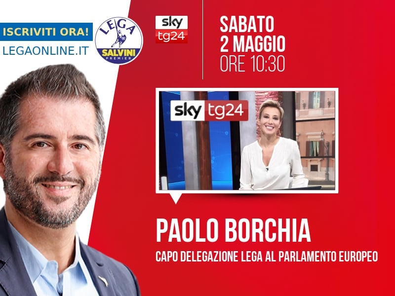 Paolo Borchia a Agenda (Sky TG24) - 02/05 ore 10:30