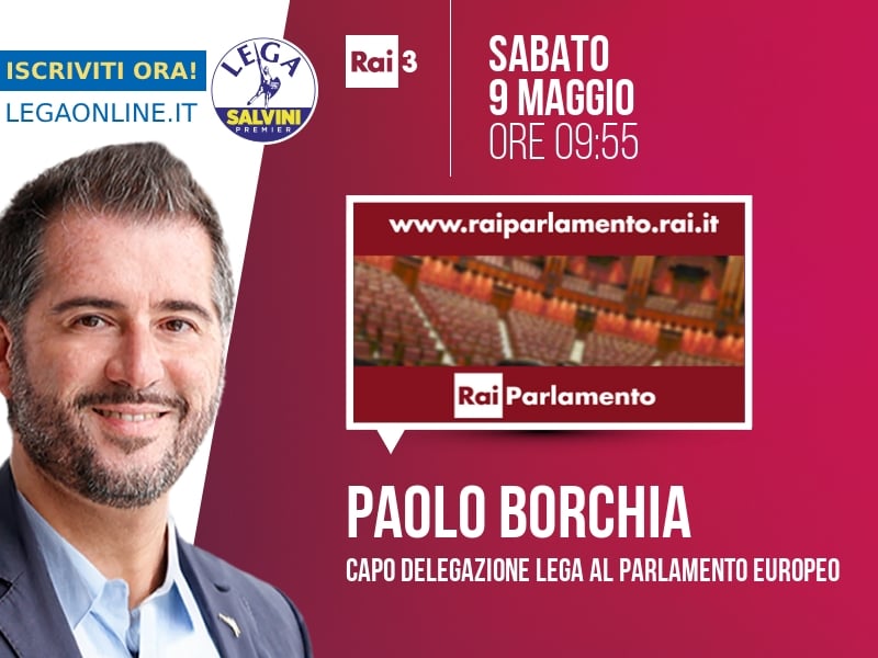 Paolo Borchia a Punto Europa (Rai 3) - 09/05 ore 09:55