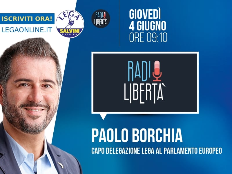Paolo Borchia a Radio Libertà (Radio Libertà) - 04/06 ore 09:10
