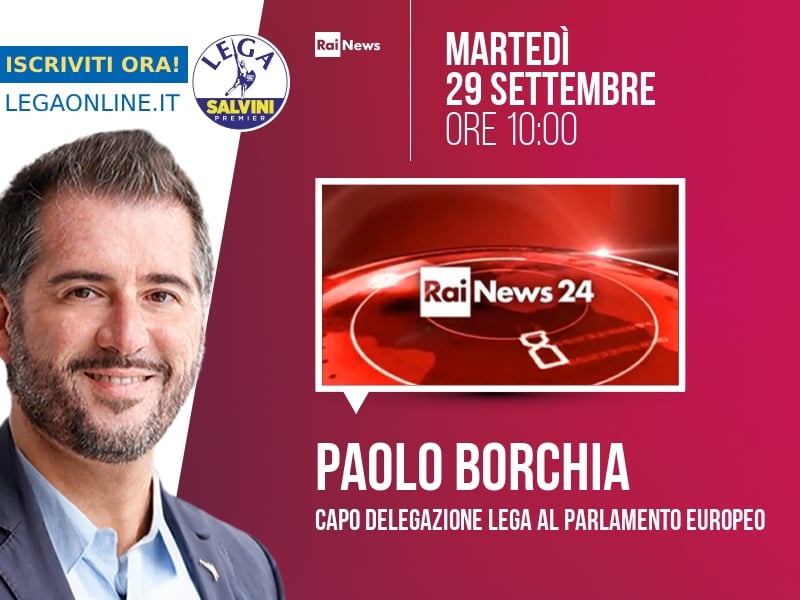 Paolo Borchia a Rainews24 (RaiNews24) - 29/09 ore 10:00