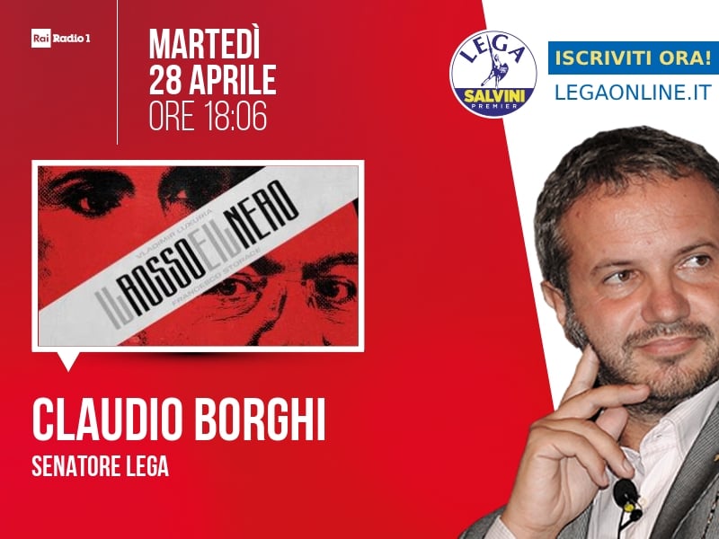 Claudio Borghi a Il rosso e il nero (Rai Radio 1) - 28/04 ore 18:06