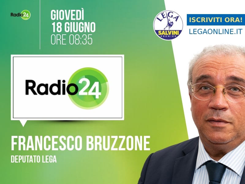 Francesco Bruzzone a Radio 24 (Radio 24) - 18/06 ore 08:35