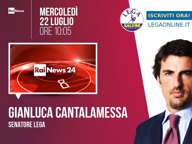 Gianluca Cantalamessa a Rainews24 (RaiNews24) - 22/07 ore 10:05