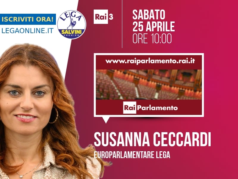Susanna Ceccardi a Punto Europa (Rai 3) - 25/04 ore 10:00