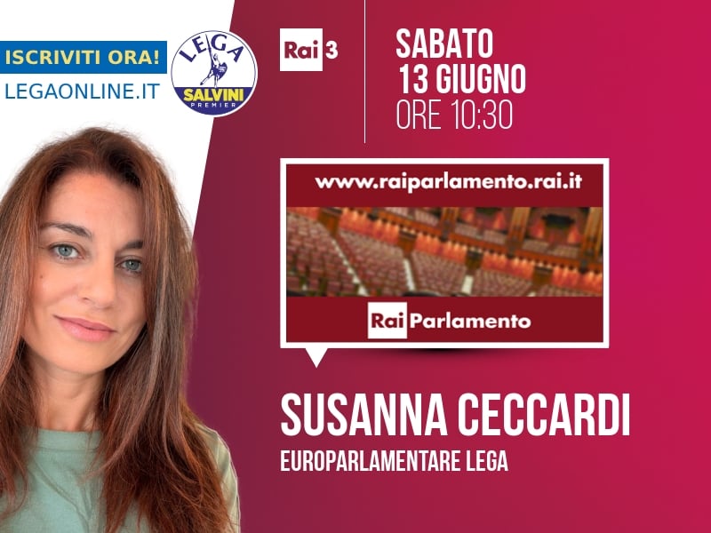 Susanna Ceccardi a Punto Europa (Rai 3) - 13/06 ore 10:30