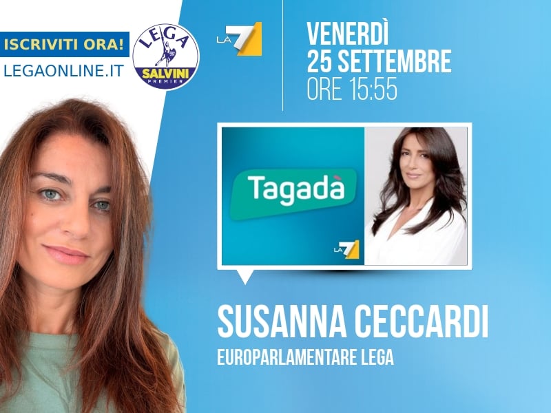 Susanna Ceccardi a Tagadà (La7) - 25/09 ore 15:55