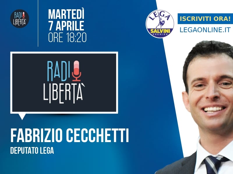 Fabrizio Cecchetti a Radio Libertà (Radio Libertà) - 07/04 ore 18:20