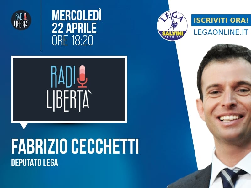 Fabrizio Cecchetti a Radio Libertà (Radio Libertà) - 22/04 ore 18:20
