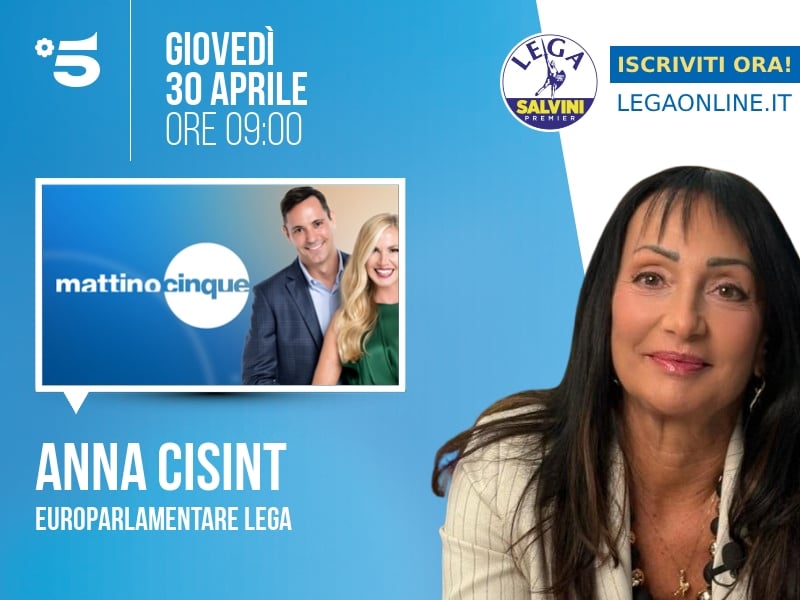 Anna Cisint a Mattino Cinque (Canale 5) - 30/04 ore 09:00