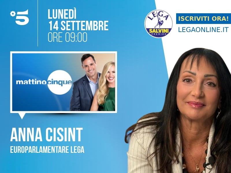 Anna Cisint a Mattino Cinque (Canale 5) - 14/09 ore 09:00