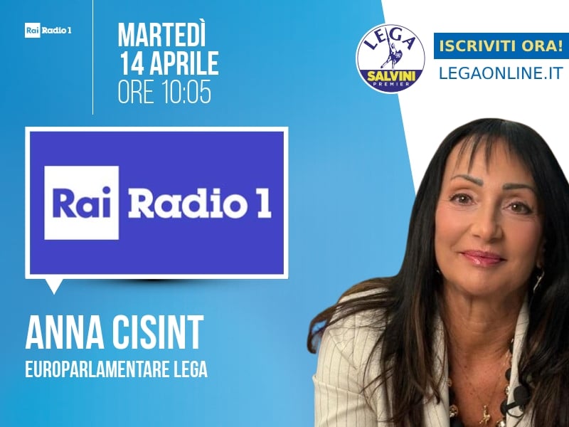 Anna Cisint a Rai Radio 1 (Rai Radio 1) - 14/04 ore 10:05