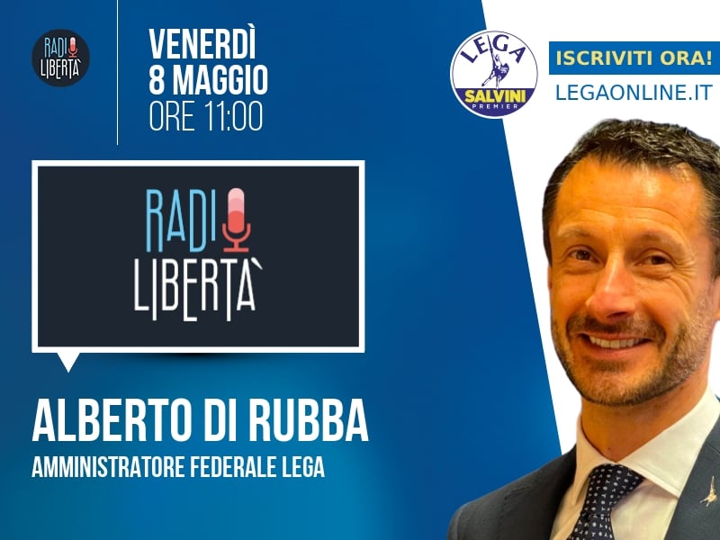 Alberto Di Rubba a Radio Libertà (Radio Libertà) - 08/05 ore 11:00