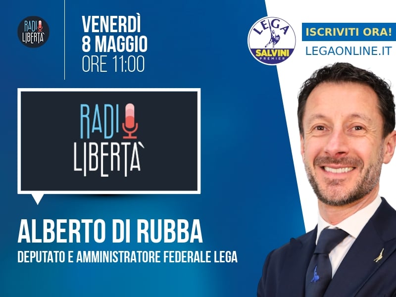 Alberto Di Rubba a Radio Libertà (Radio Libertà) - 08/05 ore 11:00