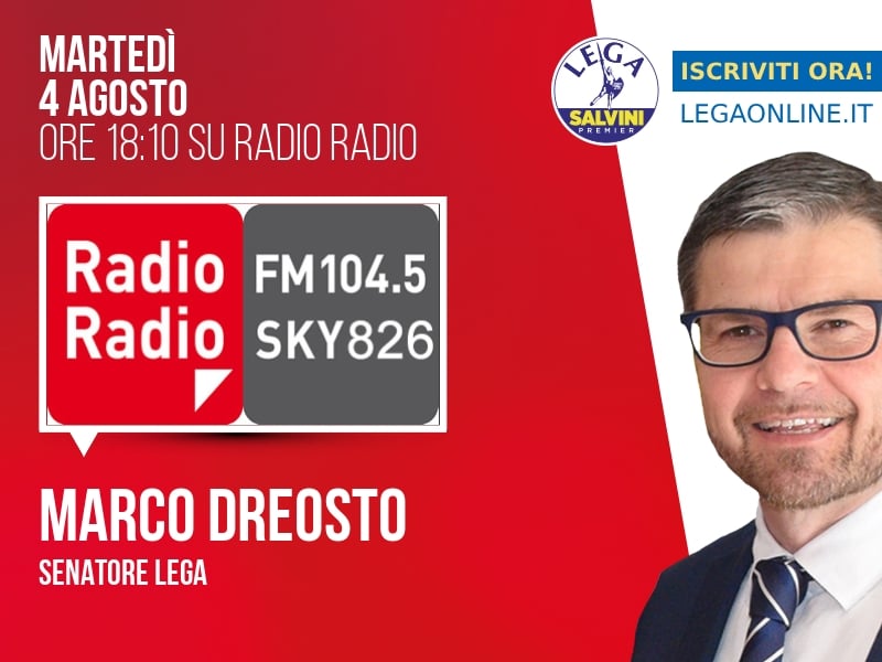 Marco Dreosto a Radio Radio (Radio Radio) - 04/08 ore 18:10