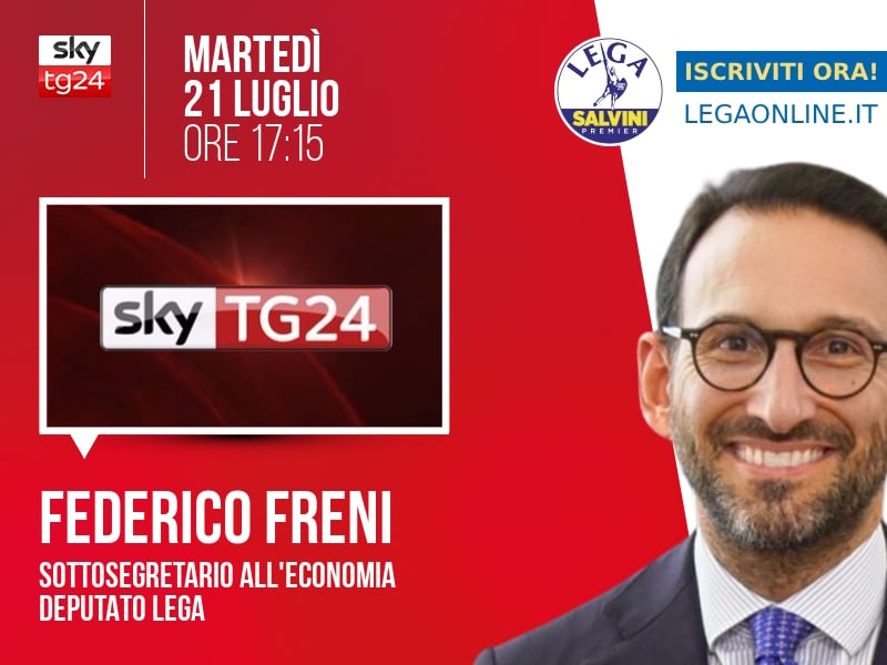 Federico Freni a Economia (Sky TG24) - 21/07 ore 17:15