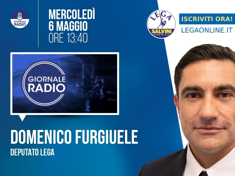 Domenico Furgiuele a Il Timone (Giornale Radio) - 06/05 ore 13:40