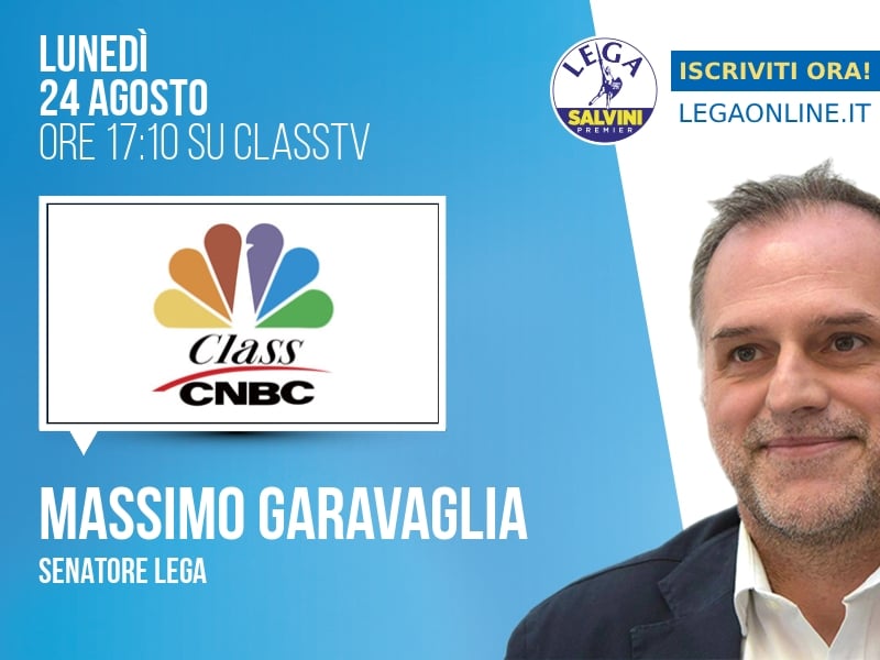 Massimo Garavaglia a Class CNBC (ClassTV) - 24/08 ore 17:10