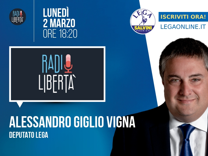 Alessandro Giglio Vigna a Radio Libertà (Radio Libertà) - 02/03 ore 18:20
