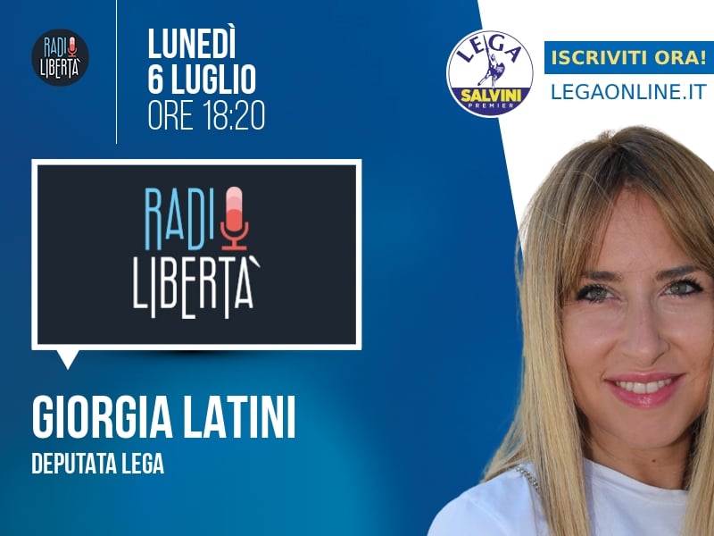 Giorgia Latini a Radio Libertà (Radio Libertà) - 06/07 ore 18:20