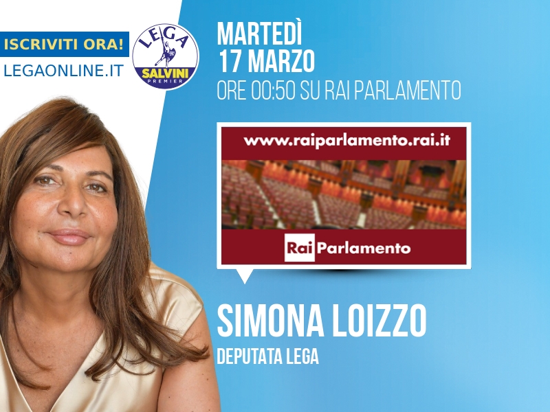 Simona Loizzo a Interviste (Rai Parlamento) - 17/03 ore 00:50