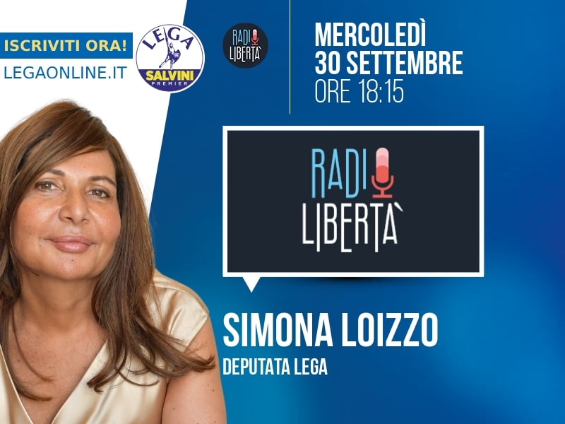 Simona Loizzo a Radio Libertà (Radio Libertà) - 30/09 ore 18:15