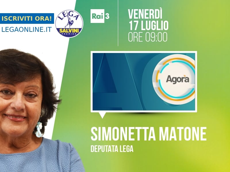 Simonetta Matone a Agorà (Rai 3) - 17/07 ore 09:00