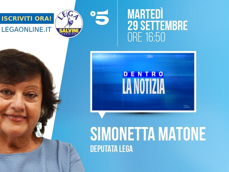 Simonetta Matone a Dentro la notizia (Canale 5) - 29/09 ore 16:50