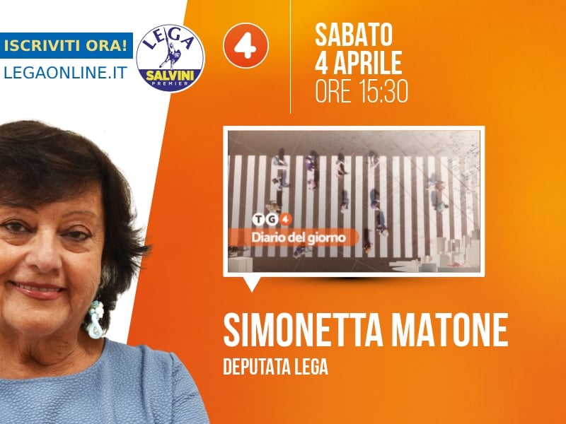Simonetta Matone a Diario del giorno (Rete 4) - 04/04 ore 15:30