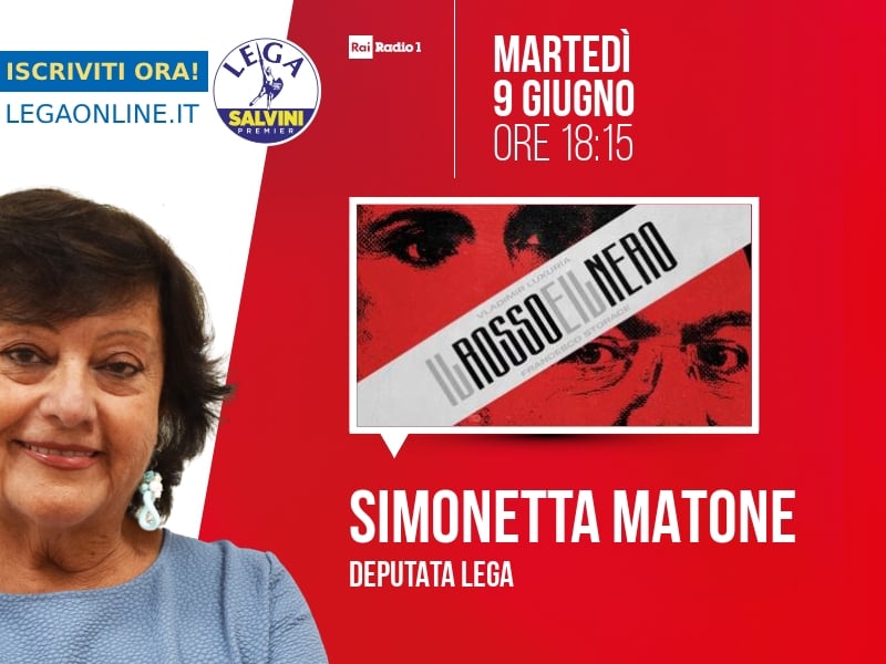 Simonetta Matone a Il rosso e il nero (Rai Radio 1) - 09/06 ore 18:15