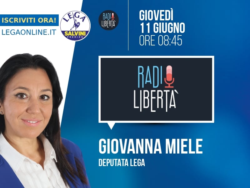 Giovanna Miele a Radio Libertà (Radio Libertà) - 11/06 ore 08:45