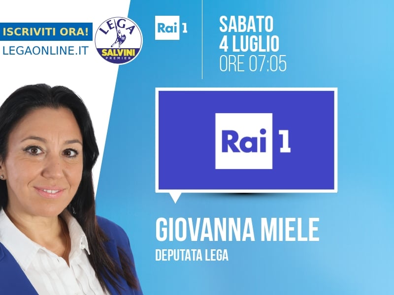 Giovanna Miele a Rai 1 (Rai 1) - 04/07 ore 07:05