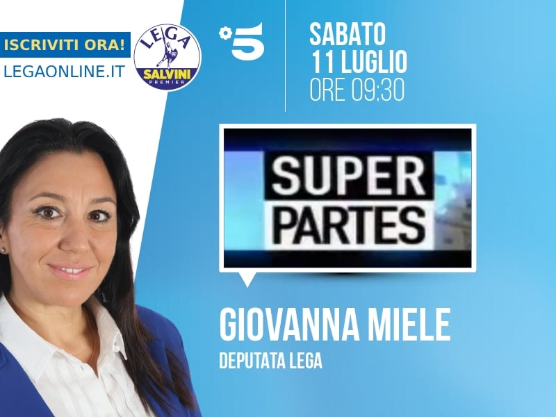 Giovanna Miele a Super Partes (Canale 5) - 11/07 ore 09:30