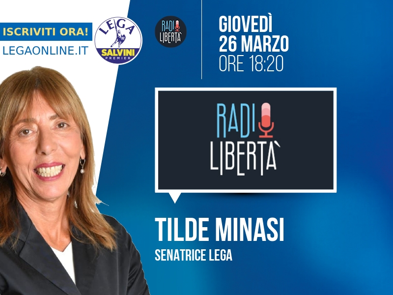 Tilde Minasi a Radio Libertà (Radio Libertà) - 26/03 ore 18:20