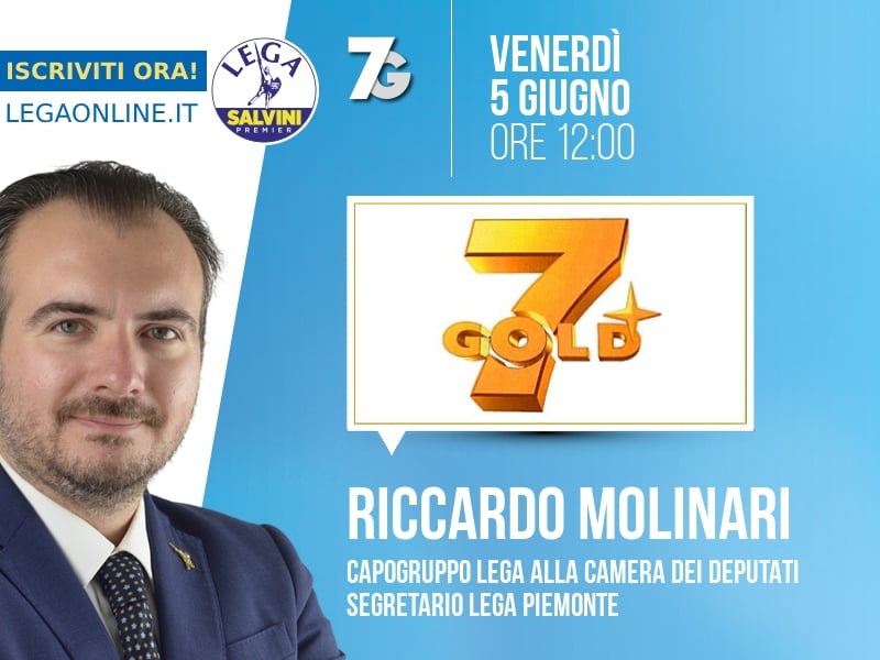 Riccardo Molinari a 7Gold (7Gold) - 05/06 ore 12:00