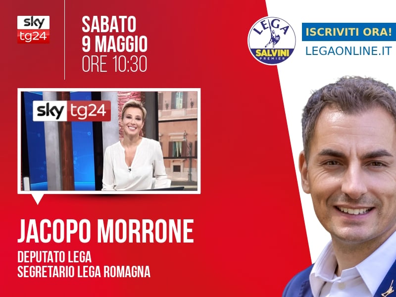 Jacopo Morrone a Agenda (Sky TG24) - 09/05 ore 10:30