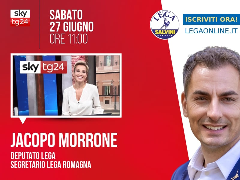 JACOPO MORRONE a AGENDA (SKY TG24)