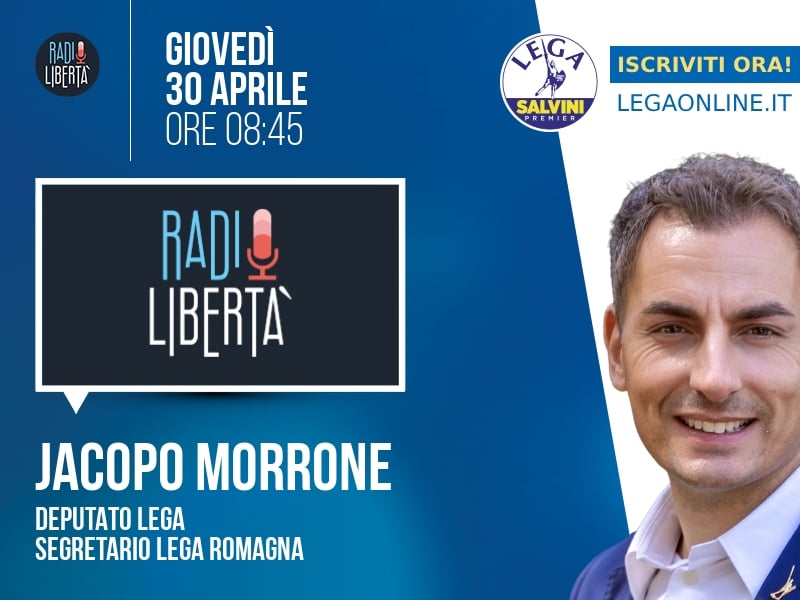 Jacopo Morrone a Radio Libertà (Radio Libertà) - 30/04 ore 08:45