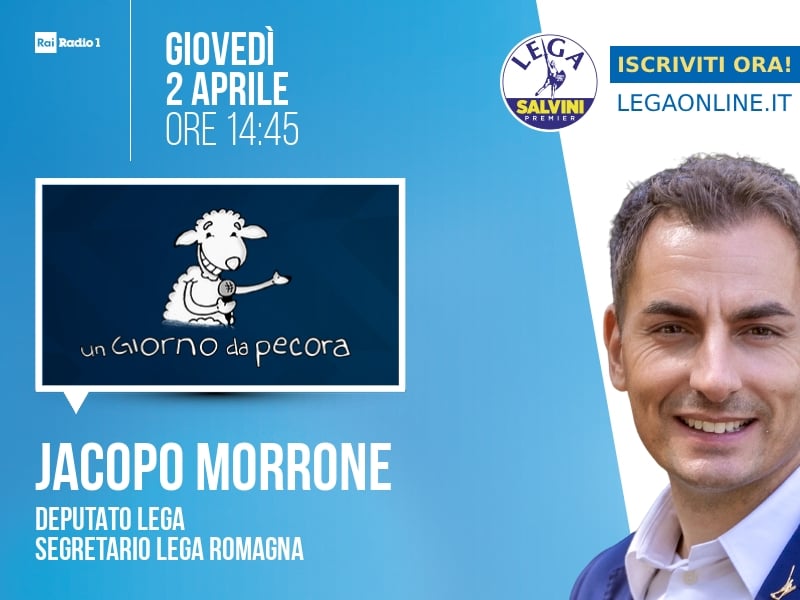 Jacopo Morrone a Un Giorno da Pecora (Rai Radio 1) - 02/04 ore 14:45