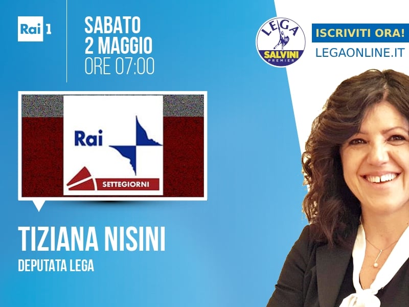 Tiziana Nisini a Settegiorni (Rai 1) - 02/05 ore 07:00